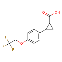 2-[4-(2,2,2-trifluoroethoxy)phenyl]cyclopropane-1-carboxylic acid