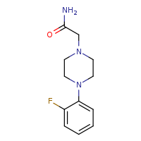 2-[4-(2-fluorophenyl)piperazin-1-yl]acetamide