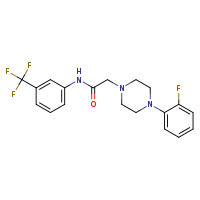 2-[4-(2-fluorophenyl)piperazin-1-yl]-N-[3-(trifluoromethyl)phenyl]acetamide