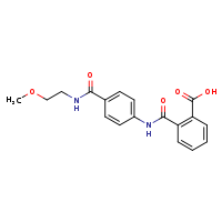 2-({4-[(2-methoxyethyl)carbamoyl]phenyl}carbamoyl)benzoic acid