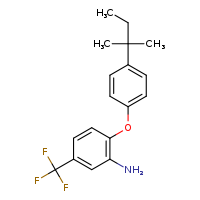 2-[4-(2-methylbutan-2-yl)phenoxy]-5-(trifluoromethyl)aniline