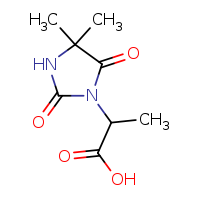 2-(4,4-dimethyl-2,5-dioxoimidazolidin-1-yl)propanoic acid