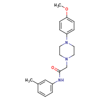 2-[4-(4-methoxyphenyl)piperazin-1-yl]-N-(3-methylphenyl)acetamide