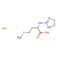 2-(4,5-dihydro-1H-imidazol-2-ylamino)-4-(methylsulfanyl)butanoic acid hydrochloride