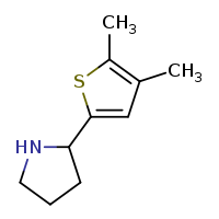 2-(4,5-dimethylthiophen-2-yl)pyrrolidine