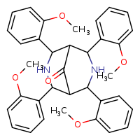 2,4,6,8-tetrakis(2-methoxyphenyl)-3,7-diazabicyclo[3.3.1]nonan-9-one