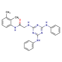 2-{[4,6-bis(phenylamino)-1,3,5-triazin-2-yl]amino}-N-(2,3-dimethylphenyl)acetamide