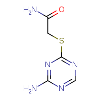 2-[(4-amino-1,3,5-triazin-2-yl)sulfanyl]acetamide
