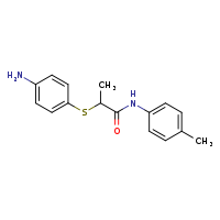 2-[(4-aminophenyl)sulfanyl]-N-(4-methylphenyl)propanamide