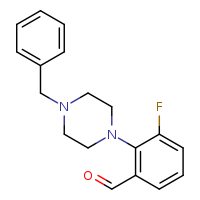 2-(4-benzylpiperazin-1-yl)-3-fluorobenzaldehyde
