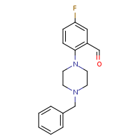 2-(4-benzylpiperazin-1-yl)-5-fluorobenzaldehyde