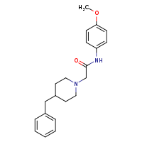 2-(4-benzylpiperidin-1-yl)-N-(4-methoxyphenyl)acetamide