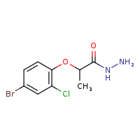 2-(4-bromo-2-chlorophenoxy)propanehydrazide