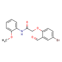 2-(4-bromo-2-formylphenoxy)-N-(2-methoxyphenyl)acetamide
