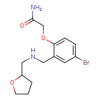 2-(4-bromo-2-{[(oxolan-2-ylmethyl)amino]methyl}phenoxy)acetamide