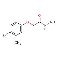 2-(4-bromo-3-methylphenoxy)acetohydrazide