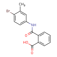 2-[(4-bromo-3-methylphenyl)carbamoyl]benzoic acid