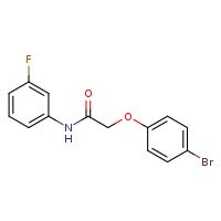 2-(4-bromophenoxy)-N-(3-fluorophenyl)acetamide