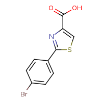 2-(4-bromophenyl)-1,3-thiazole-4-carboxylic acid