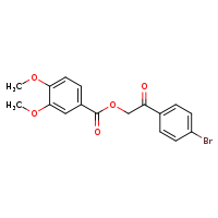 2-(4-bromophenyl)-2-oxoethyl 3,4-dimethoxybenzoate