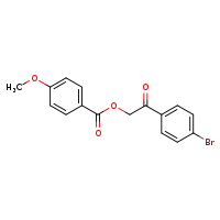 2-(4-bromophenyl)-2-oxoethyl 4-methoxybenzoate