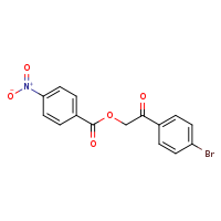 2-(4-bromophenyl)-2-oxoethyl 4-nitrobenzoate