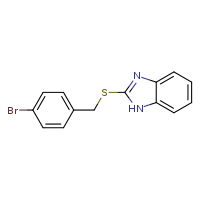 2-{[(4-bromophenyl)methyl]sulfanyl}-1H-1,3-benzodiazole