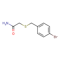 2-{[(4-bromophenyl)methyl]sulfanyl}acetamide