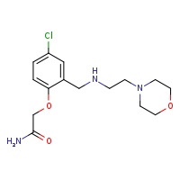 2-[4-chloro-2-({[2-(morpholin-4-yl)ethyl]amino}methyl)phenoxy]acetamide