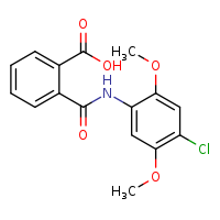 2-[(4-chloro-2,5-dimethoxyphenyl)carbamoyl]benzoic acid