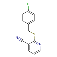 2-{[(4-chlorophenyl)methyl]sulfanyl}pyridine-3-carbonitrile