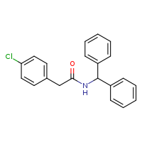2-(4-chlorophenyl)-N-(diphenylmethyl)acetamide
