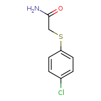 2-[(4-chlorophenyl)sulfanyl]acetamide