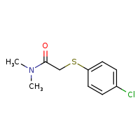 2-[(4-chlorophenyl)sulfanyl]-N,N-dimethylacetamide