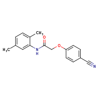 2-(4-cyanophenoxy)-N-(2,5-dimethylphenyl)acetamide
