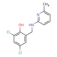 2,4-dichloro-6-{[(6-methylpyridin-2-yl)amino]methyl}phenol