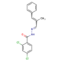 2,4-dichloro-N'-[(1E,2E)-2-methyl-3-phenylprop-2-en-1-ylidene]benzohydrazide