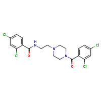 2,4-dichloro-N-{2-[4-(2,4-dichlorobenzoyl)piperazin-1-yl]ethyl}benzamide