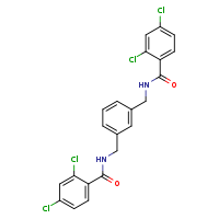 2,4-dichloro-N-[(3-{[(2,4-dichlorophenyl)formamido]methyl}phenyl)methyl]benzamide