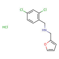 [(2,4-dichlorophenyl)methyl](furan-2-ylmethyl)amine hydrochloride