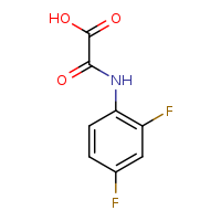 [(2,4-difluorophenyl)carbamoyl]formic acid