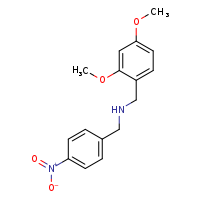 [(2,4-dimethoxyphenyl)methyl][(4-nitrophenyl)methyl]amine