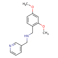 [(2,4-dimethoxyphenyl)methyl](pyridin-3-ylmethyl)amine