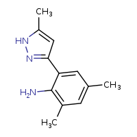 2,4-dimethyl-6-(5-methyl-1H-pyrazol-3-yl)aniline