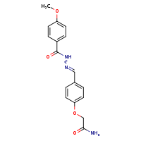 2-{4-[(E)-{[(4-methoxyphenyl)formamido]imino}methyl]phenoxy}acetamide