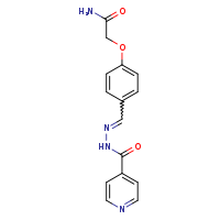 2-{4-[(E)-[(pyridin-4-ylformamido)imino]methyl]phenoxy}acetamide