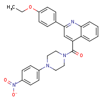 2-(4-ethoxyphenyl)-4-[4-(4-nitrophenyl)piperazine-1-carbonyl]quinoline