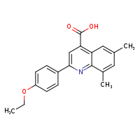 2-(4-ethoxyphenyl)-6,8-dimethylquinoline-4-carboxylic acid