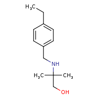 2-{[(4-ethylphenyl)methyl]amino}-2-methylpropan-1-ol