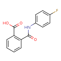 2-[(4-fluorophenyl)carbamoyl]benzoic acid
